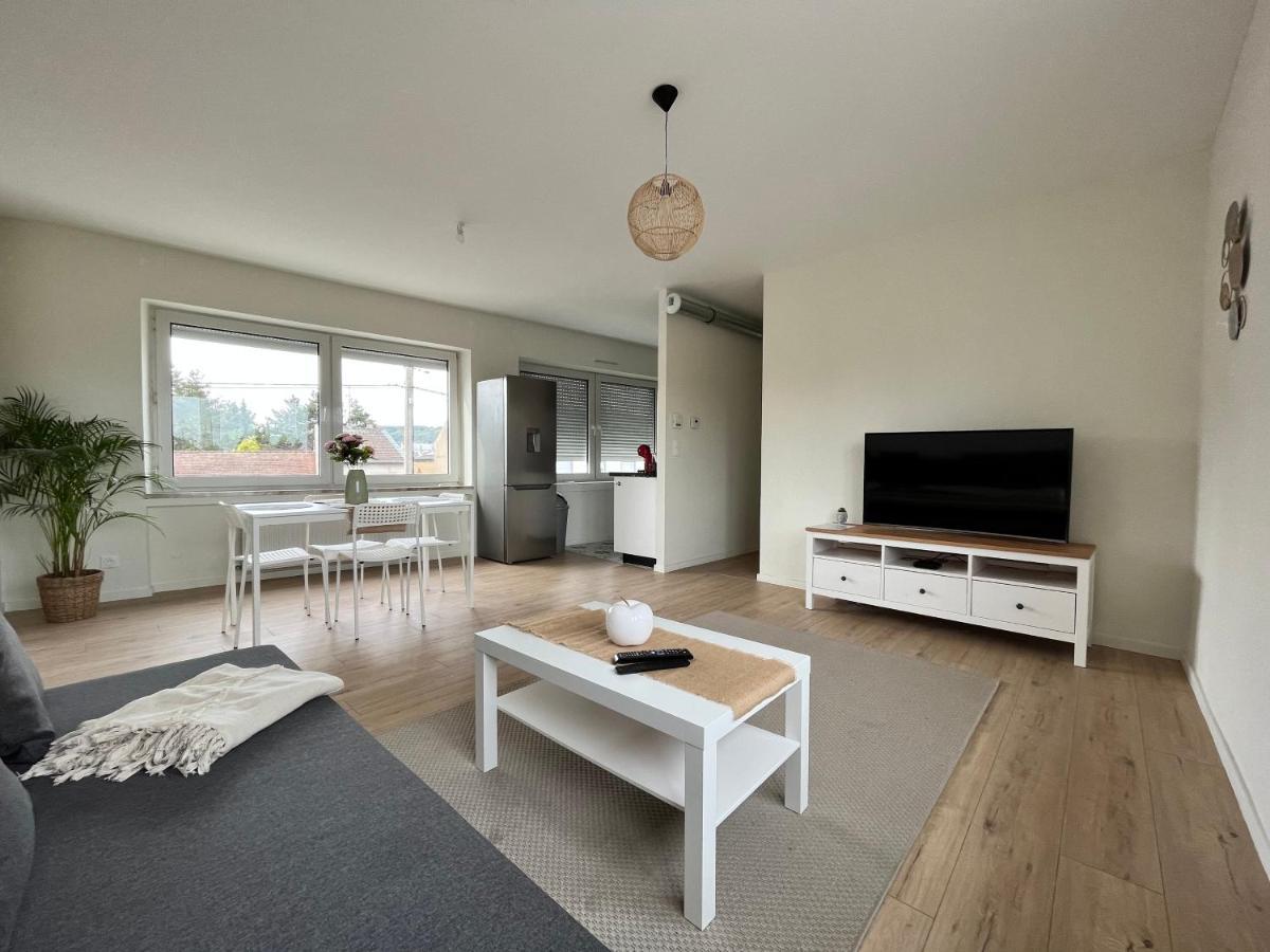 Lumineux Apt 1Br Type Loft Proche Centre Appartement Thionville Buitenkant foto